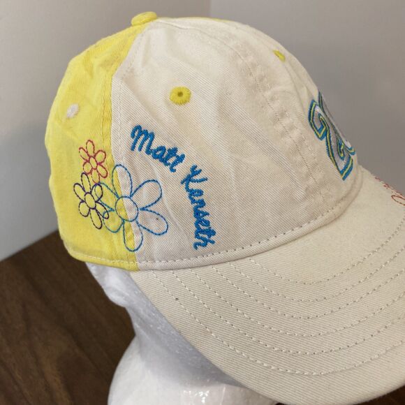 Matt Kenseth #20 Chase Authentics Womens Cap NASCAR Adjustable Floral Aloha Hat - Picture 2 of 11